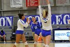 Volleyball vs Babson  Wheaton Women's Volleyball vs Babson College. - Photo by Keith Nordstrom : Wheaton, Volleyball, VB